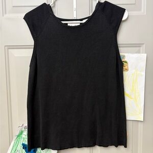 Madison Studio Elegant Black Sleeveless Top